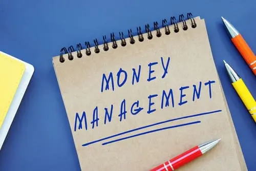 Financial concept about Money Management with sign on the piece of paper.