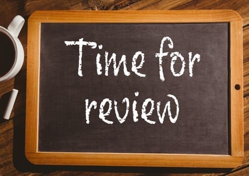 Digital composite of time for review on blackboard
